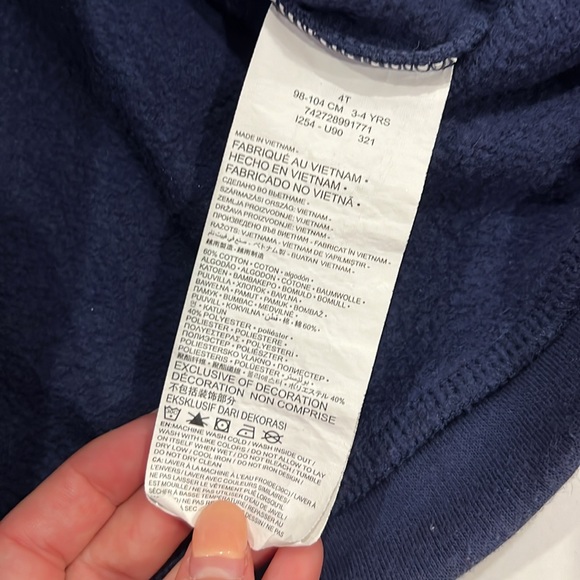 Nike Baby Sportswear Club Fleece Full-zip Toddler Hoodie In Blue size 4T - Picture 4 of 6